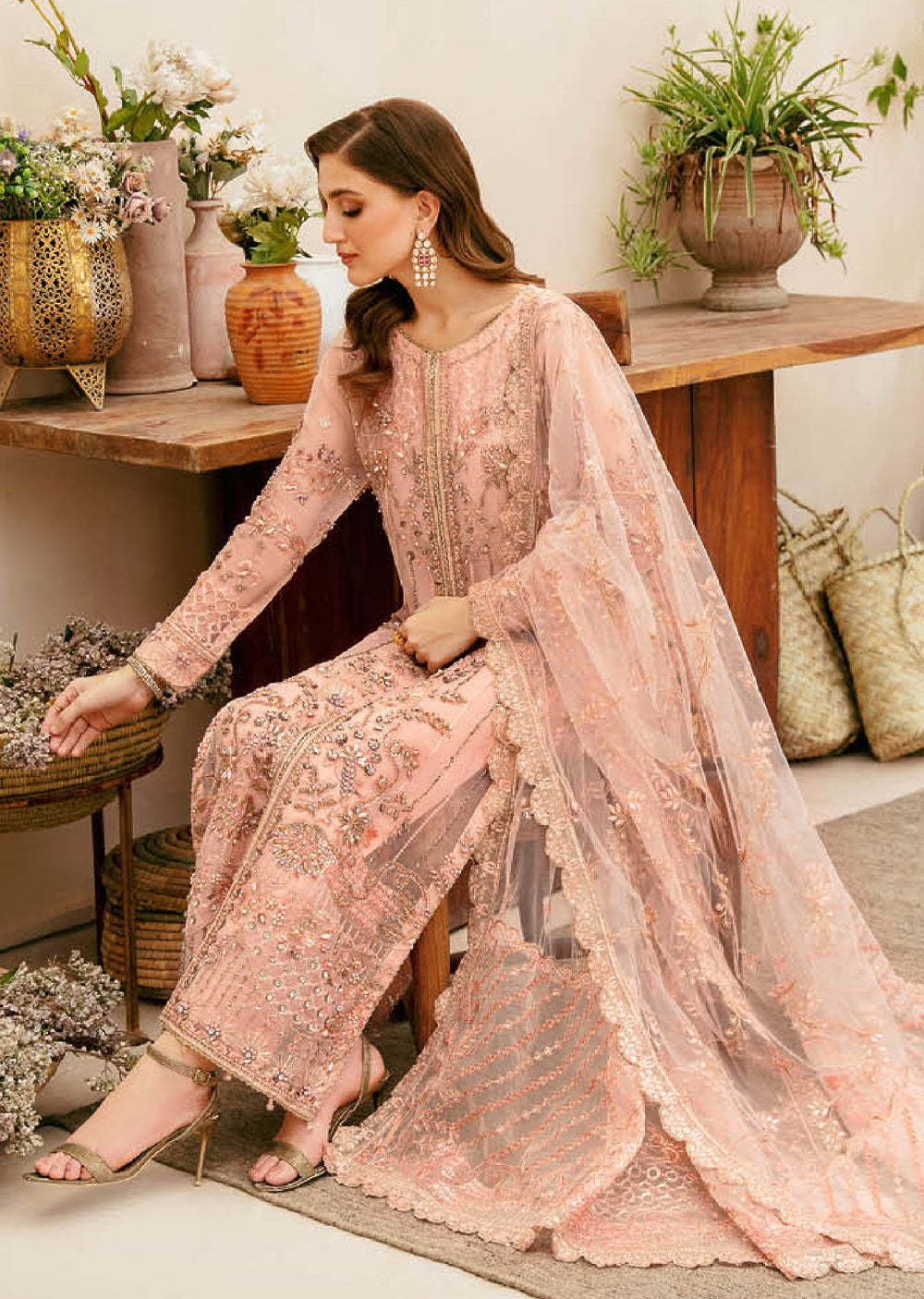 HB-405 - Unstitched - Ramsha Luxury Wedding Collection Vol 04 2024 - Memsaab Online