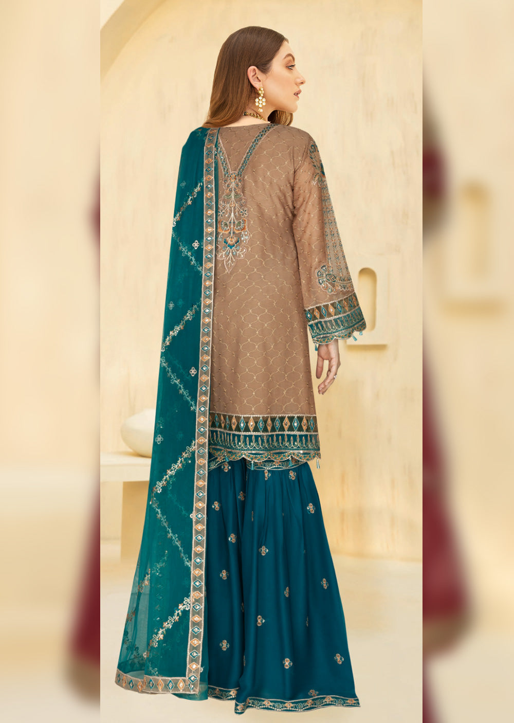 W-376-E - Readymade - Ramsha Suit 2024 - Memsaab Online