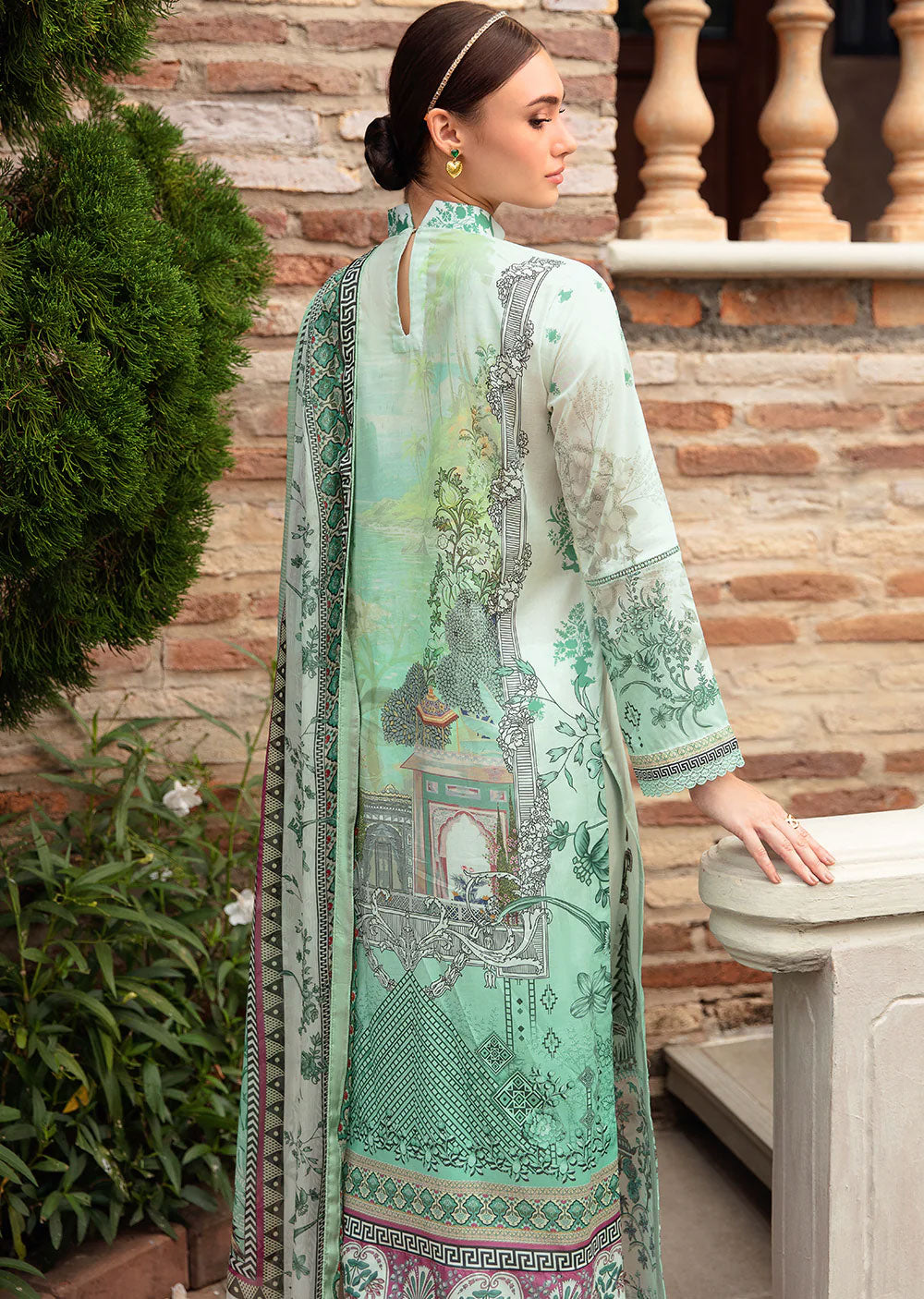 Y-905-R - Readymade - Riwayat by Ramsha Luxury Lawn Vol 09 - Memsaab Online