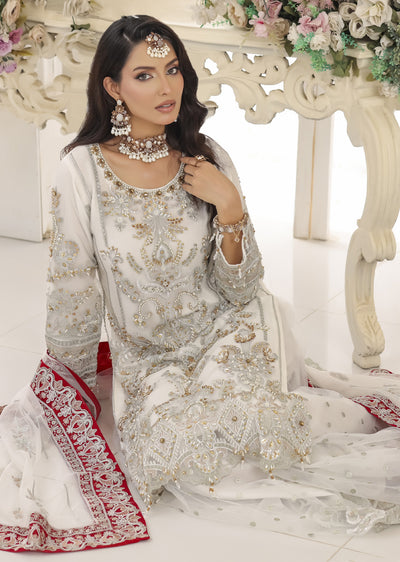 MARWS-10- White - Readymade - Memsaab Wedding Outfit - Memsaab Online