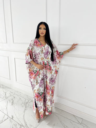 RBY-125-Readymade - Silk Kaftan 2025 - Memsaab Online