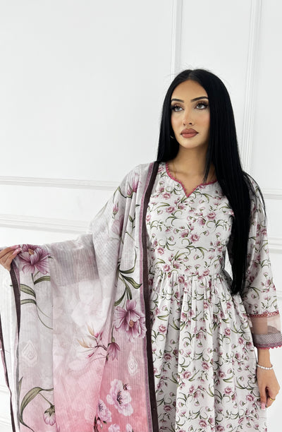BUT-125- Readymade linen Printed suit 2025 - Memsaab Online
