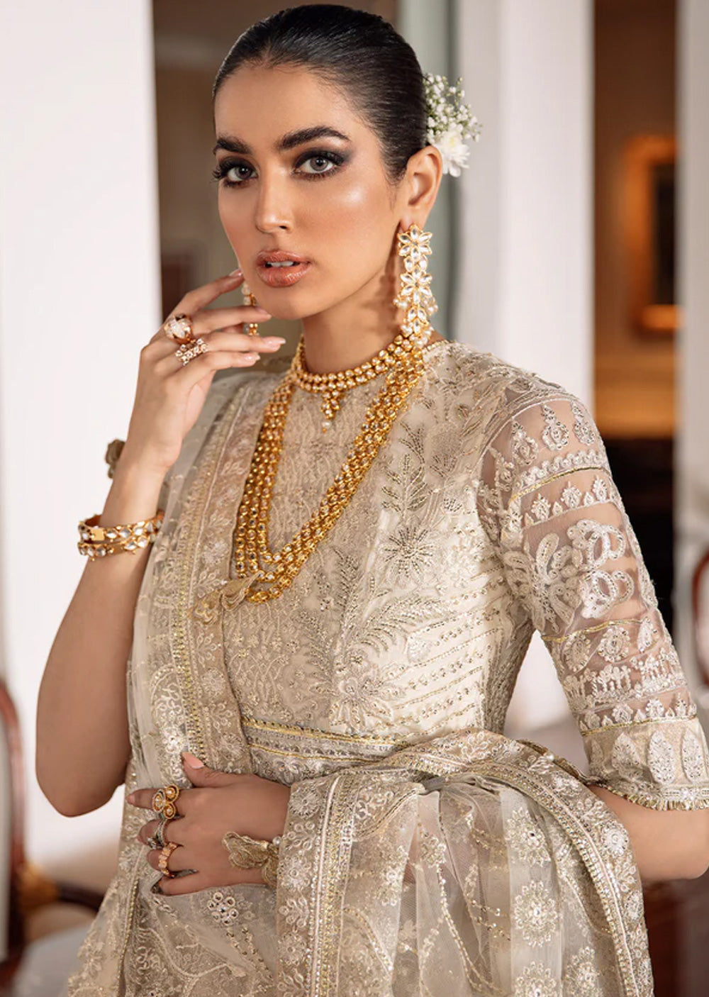 EC-05-R - Readymade - Baroque Chantelle Suit 2024 - Memsaab Online