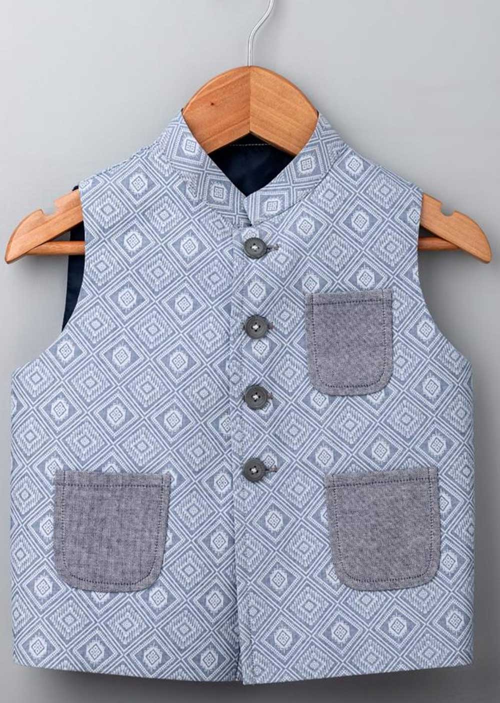 KDS-205 - Kids Waist Coat - Memsaab Online