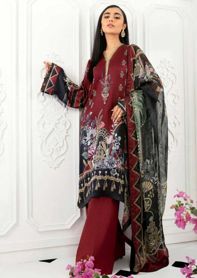 SPHR-05 - Unstitched - Sapphire Inspired Linen Collection 2023 - Memsaab Online