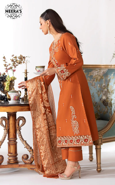 HSS-333- Readymade Heeras Suit - Memsaab Online