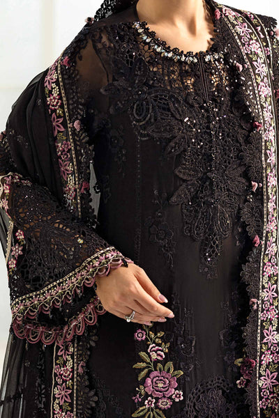 MPC-25-104-Unstitched Embroidered Chiffon Suit Maria B 2025 - Memsaab Online
