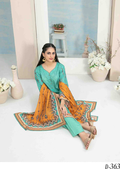 D-3637 Readymade - Hafa Lawn Suit - Memsaab Online