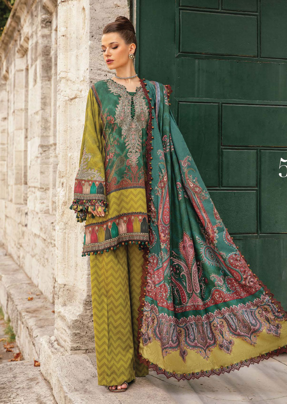 MPTR-2405-A - Readymade - Maria B MPRINTS Collection 2024 - Memsaab Online