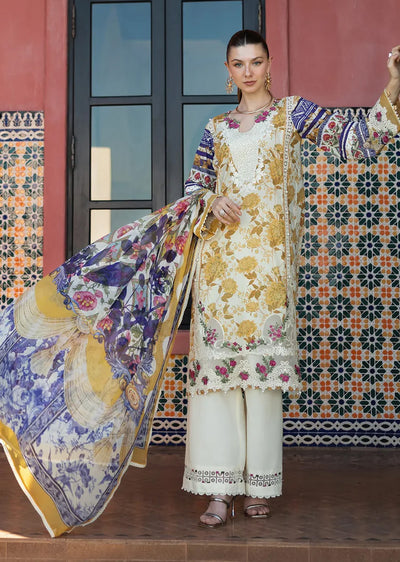 ELFH-05-A - Elaf Signature Embroidered Lawn Collection 2025 - Memsaab Online