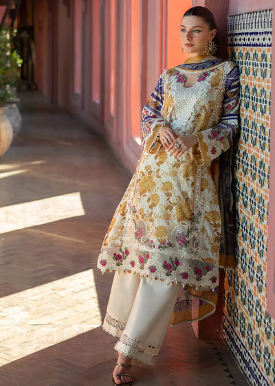 ELFH-05-A - Elaf Signature Embroidered Lawn Collection 2025 - Memsaab Online