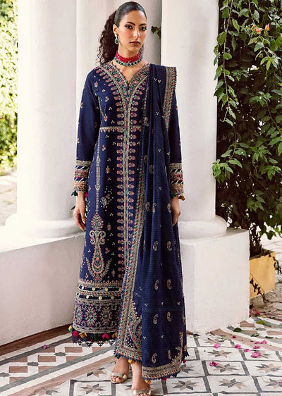 IRA-R-05 - Jazylyn - Unstitched - Iris Embroidered Lawn Eid Collection 2023 - Memsaab Online