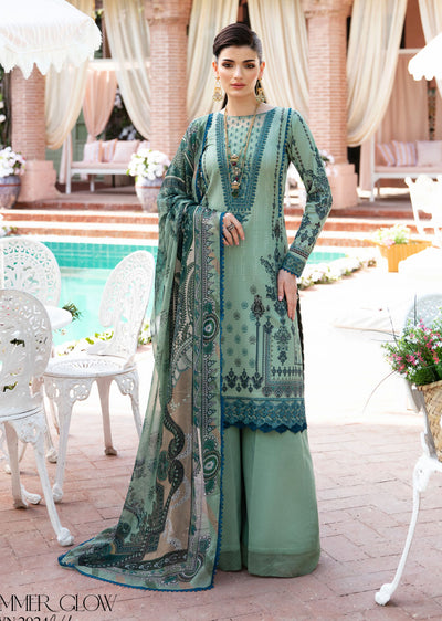 GLL-24V-05-R - ANADIYA - Readymade - The Summer Glow Lawn Collection 2024 - Memsaab Online