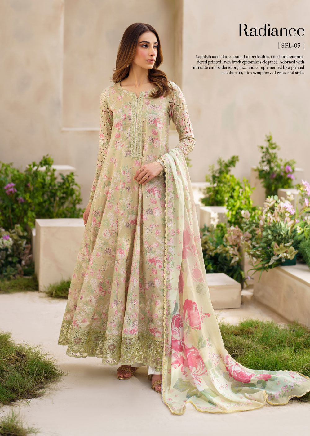 SFL-05 - Unstitched - Festive Lawn Collection by Iznik 2024 - Memsaab Online