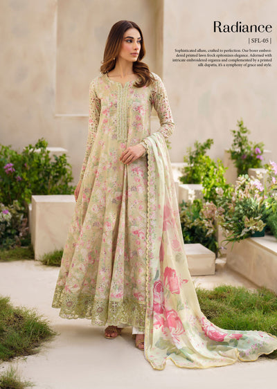 SFL-05 - Unstitched - Festive Lawn Collection by Iznik 2024 - Memsaab Online