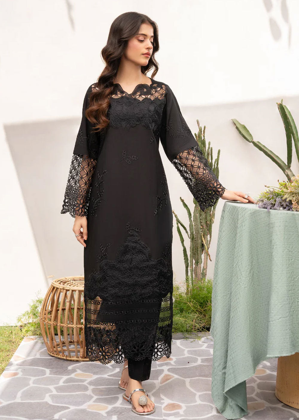 SBMD-05 - Jasmine Black - Memsaab Formal Kaftan - Memsaab Online