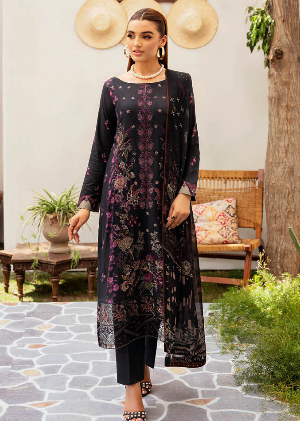 RMSHD-05 - Unstitched - Ramsha Mashaal Lawn Vol 12 - Memsaab Online