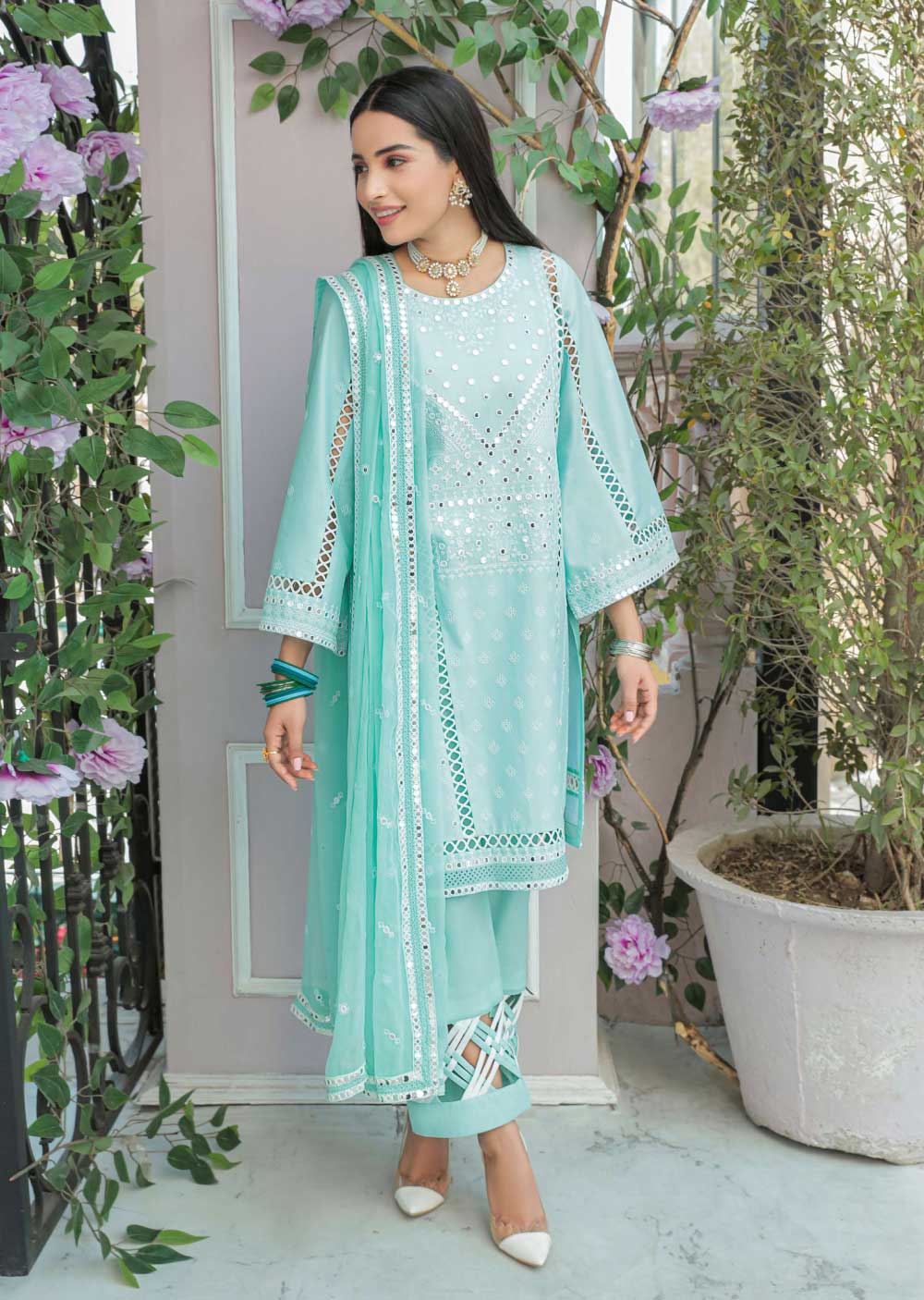 ZT-05 - Unstitched - Tishnagi Collection by Zarizaa 2023 - Memsaab Online