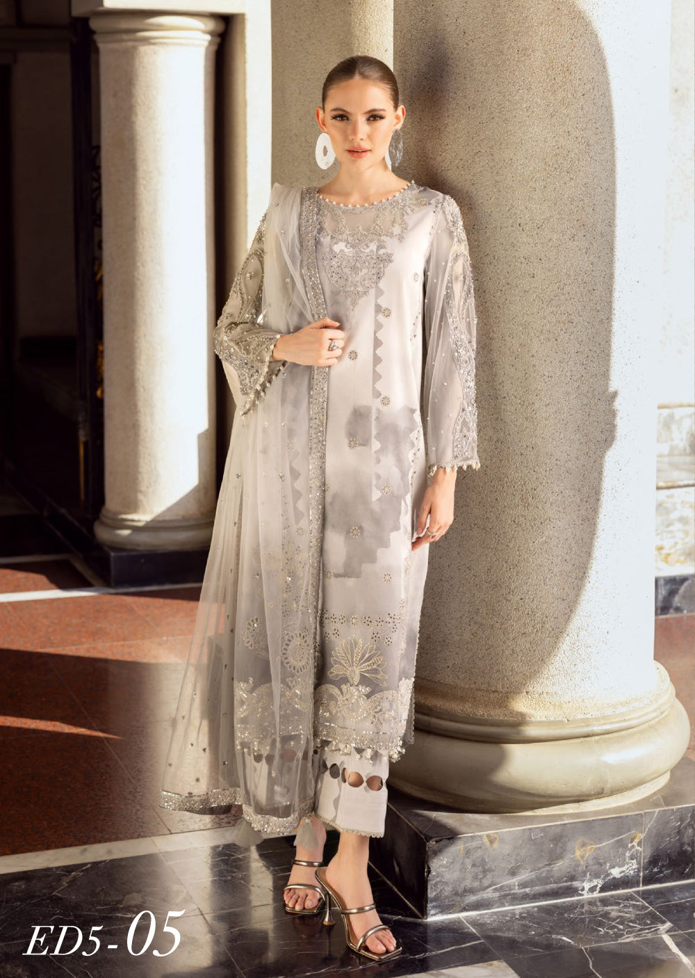 CHTZM-05 - Unstitched - Charizma Festive Collection 2025 - Memsaab Online