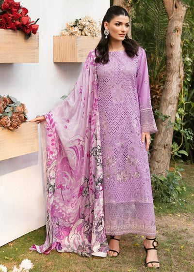 Z-905 - Unstitched - Ramsha Andaaz Luxury Lawn Vol 9 2024 - Memsaab Online