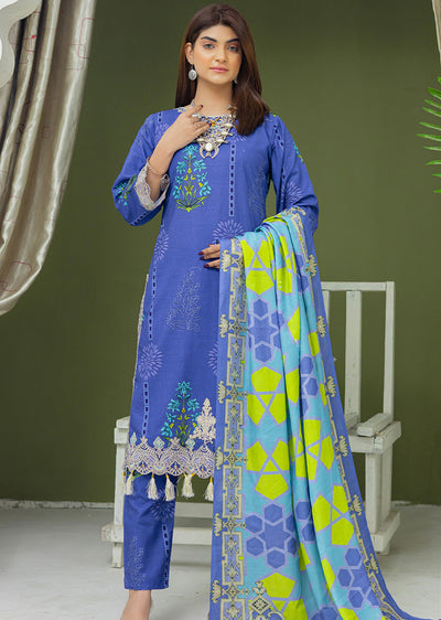 RNK-05-R - Readymade - Gulaal by Rangz Khaddar Winter Suit 2025 - Memsaab Online