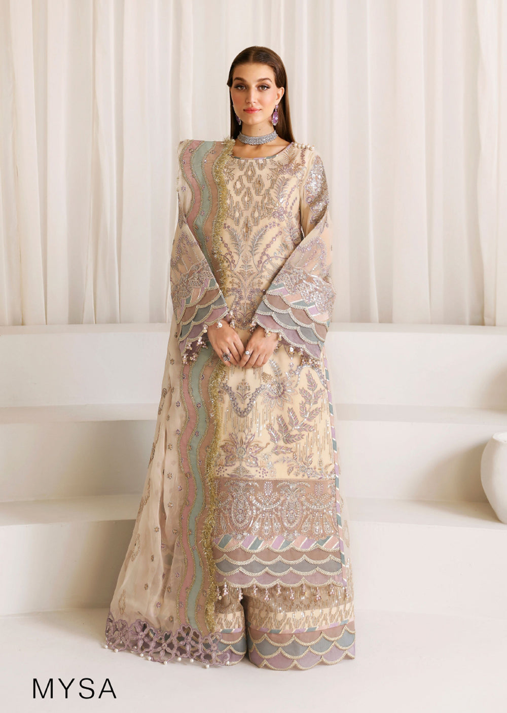 ALR-05 - Mysa - Unstitched - LA RUHE Festive Collection 2024 - Memsaab Online