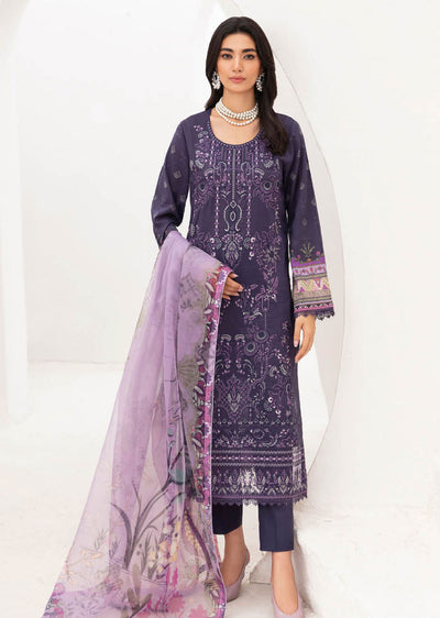 Z-1105-R - Readymade - Ramsha Mashaal Luxury Lawn Vol 11 - Memsaab Online