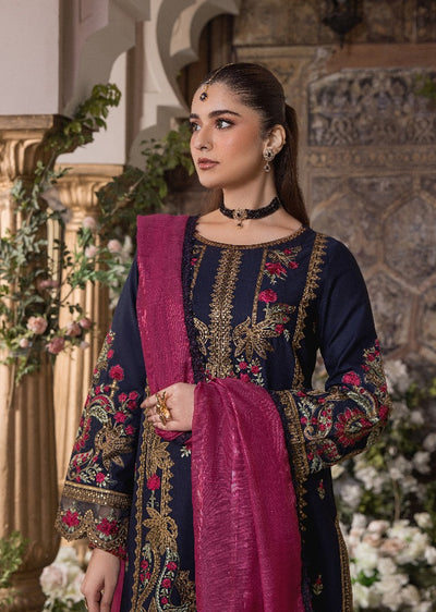 HSS-305 - Blue - Readymade - Heeras Suit 2025 - Memsaab Online