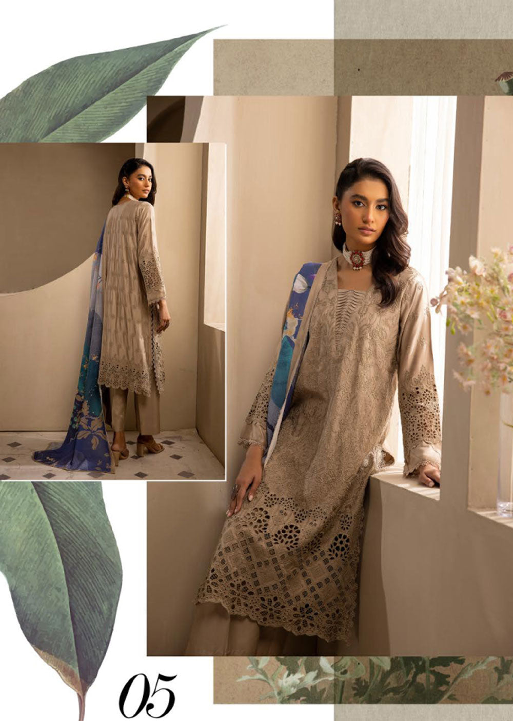 INR-05 - Readymade - Inara Chickenkari Collection 2023 - Memsaab Online