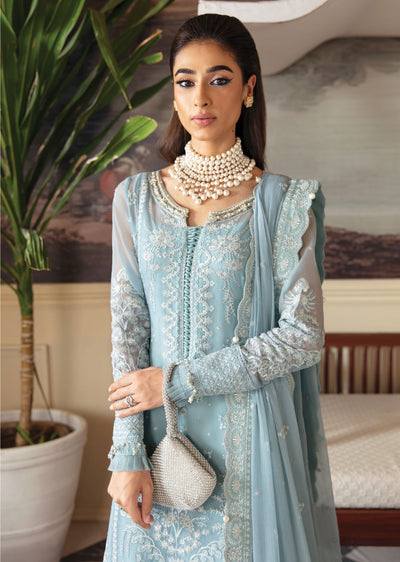 GLCC-05 - Calypso - Readymade - Gulaal Embroidered Chiffon Collection 2023 - Memsaab Online