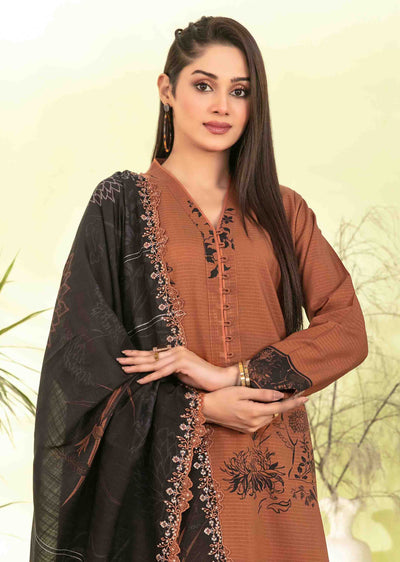 IFZN-5520 - Unstitched - Ifza Viscose Suit by Tawakkal 2025 - Memsaab Online