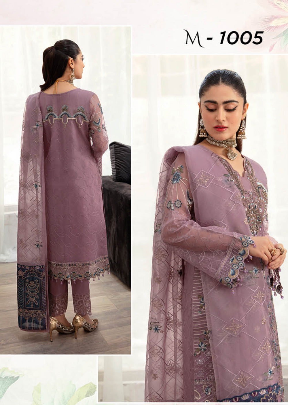 M-1005-R - Readymade - Ramsha Minhal Collection Vol 10 2024 - Memsaab Online