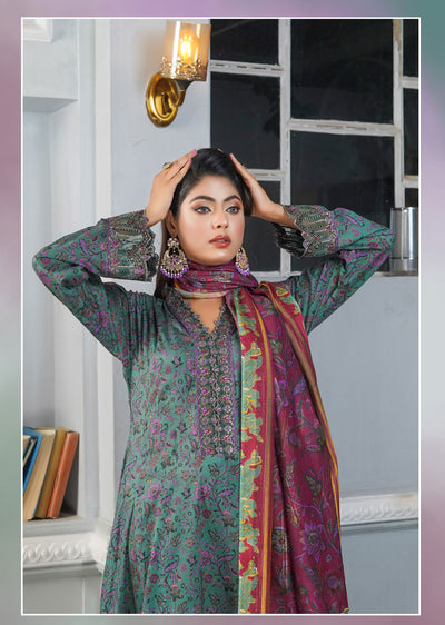 MNRD-05-R - Readymade - Munira Summer Lawn Collection 2024 - Memsaab Online