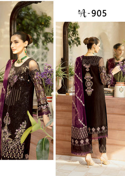 A-905 - Unstitched - Chevron by Ramsha Volume 9 2024 - Memsaab Online