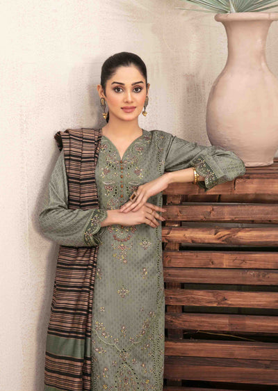 NTR-5264 - Unstitched - Nurten Fancy Embroidered Viscose Suit 2025 - Memsaab Online