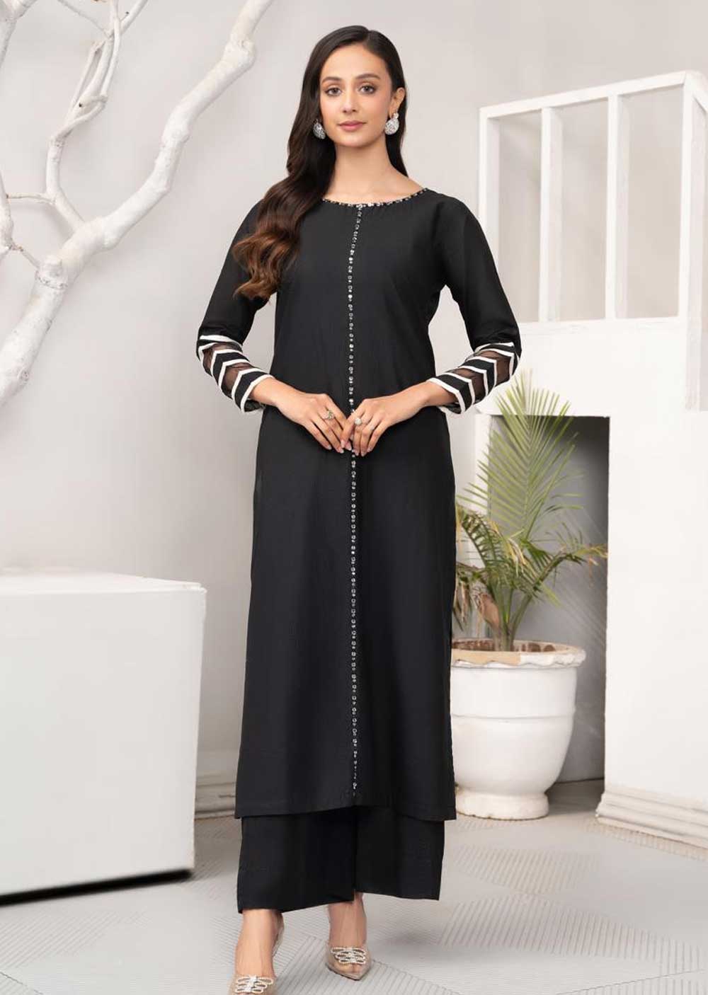 SBM105 Tide Black- Memsaab Formal Kaftan - Memsaab Online