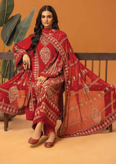 JH-149 - Unstitched - Grazia Collection by Johra 2024 - Memsaab Online