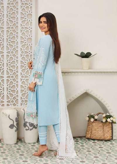 HSS-238 - Readymade Heeras linen Suit - Memsaab Online