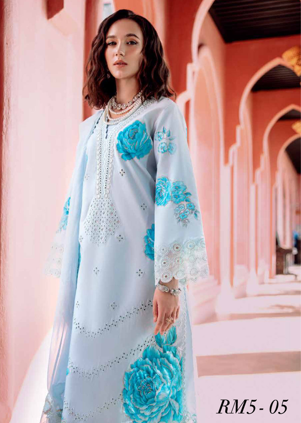 CHRZM-05 - Unstitched - Charizma Reem Collection 2025 - Memsaab Online