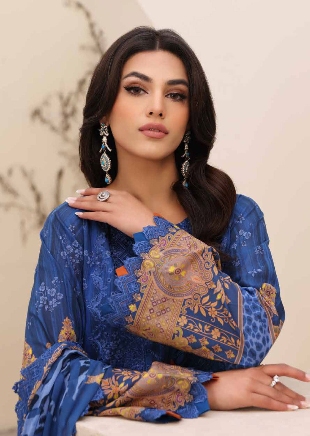 CN-05 - Unstitched - Charizma Naranji Summer Spring Volume 01 2024 - Memsaab Online