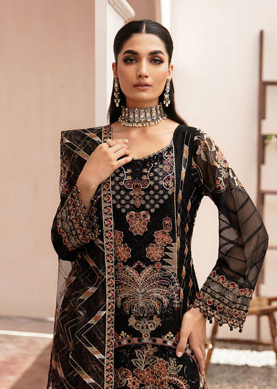 K-205-R - READYMADE - Ramsha Kashish Weightless Chiffon Vol 2 2024 - Memsaab Online