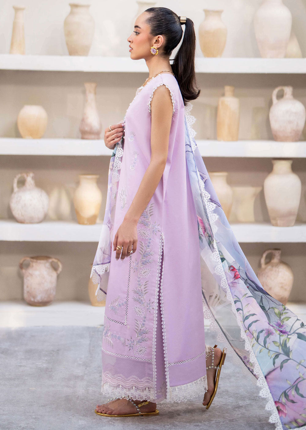 SDKH-05 - Mohagni - Readymade- Luxe Lawn Eid Collection 2024 - Memsaab Online