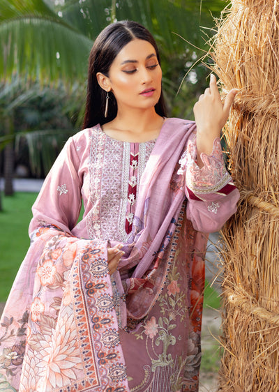 RYJ-05 - Readymade - Rangz Organza Embroidered Suit 2025 - Memsaab Online