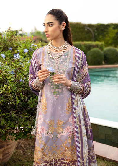 GL2405 - Lavande - Unstitched - Gulaal Lawn Collection 2024 - Memsaab Online