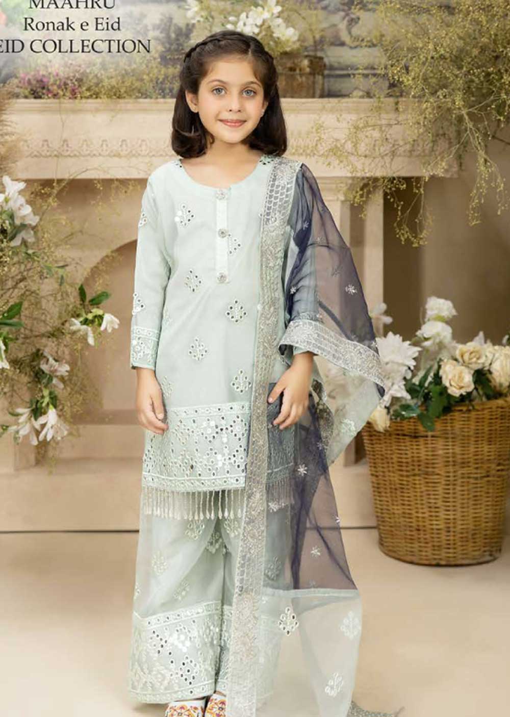 RDA-05 Readymade Ronak E Eid Mother & Daughter Suit - Memsaab Online