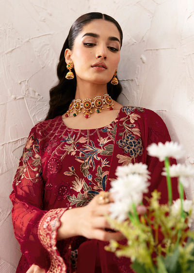 D-1205-R - Readymade - Rangoon by Ramsha Chiffon Collection Vol 12 2024 - Memsaab Online