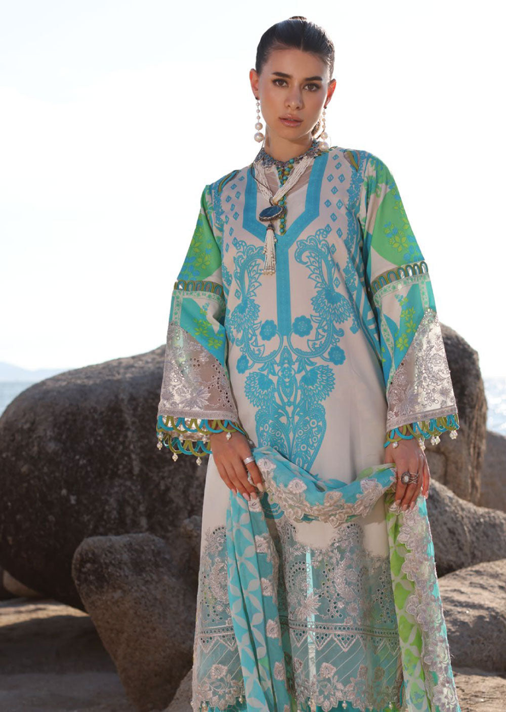 AN4-05 - Unstitched - Charizma Aniq Summer Volume 01 2024 - Memsaab Online