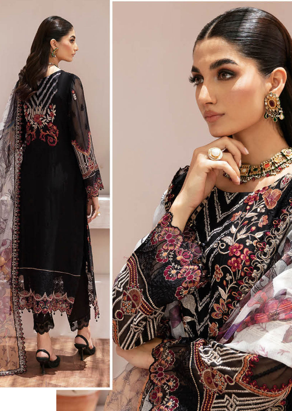 T-205 - Unstitched - Ramsha Dastan Collection Vol 2 2024 - Memsaab Online