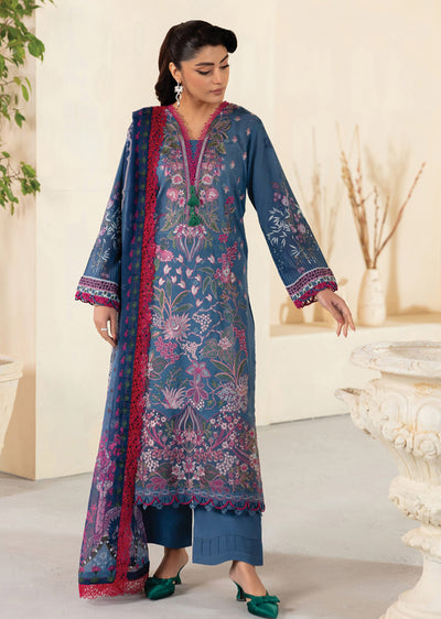 RMSHO-05 - Unstitched - Ramsha Mashaal Luxury Lawn Vol 13 - Memsaab Online