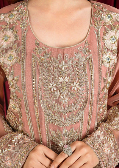 MARW-1602- Light Pink - Readymade Wedding Wear Outfit - Memsaab Online